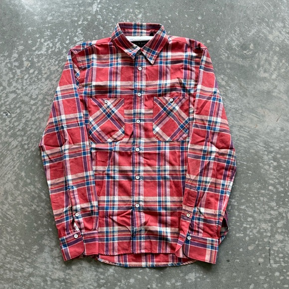 rag & bone Other - Rag & Bone Japanese Plaid Flannel Shirt Cotton Red Size Medium